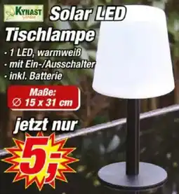 Posten Börse KYNAST Solar LED Tischlampe Angebot
