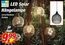 Posten Börse ALMA GARDEN LED Solar Hängelampe Angebot