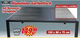 Posten Börse KYNAST Aluminium Gartentisch Angebot
