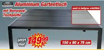 Posten Börse KYNAST Aluminium Gartentisch Angebot