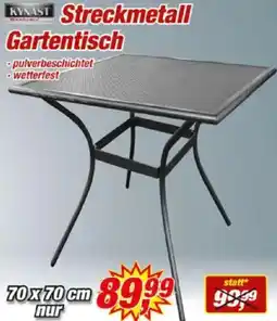 Posten Börse KYNAST Streckmetall Gartentisch Angebot