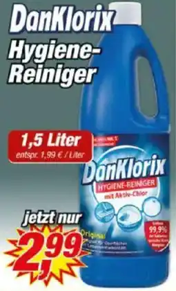 Posten Börse DanKlorix Hygiene Reiniger Angebot