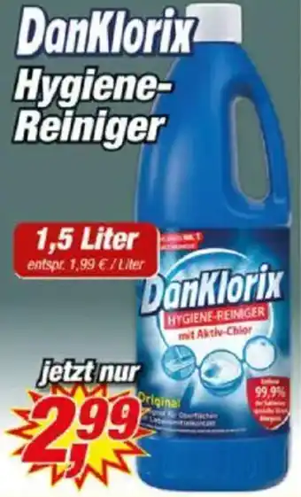 Posten Börse DanKlorix Hygiene Reiniger Angebot