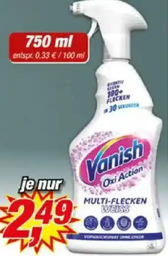 Posten Börse Vanish Oxi Action Angebot