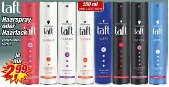Posten Börse taft Haarspray oder Haarlack Angebot