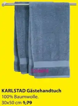Jysk KARLSTAD Gästehandtuch Angebot