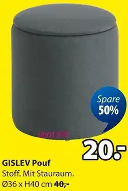 Jysk GISLEV Pouf Angebot
