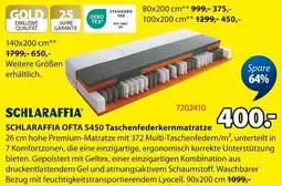 Jysk SCHLARAFFIA OFTA S450 Taschenfederkernmatratze Angebot