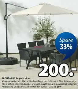 Jysk TRONDHEIM Ampelschirm Angebot