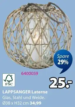 Jysk LAPPSANGER Laterne Angebot