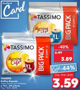 Kaufland TASSIMO Kaffee-Kapseln Angebot