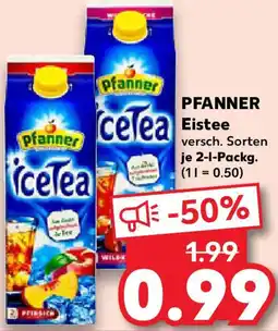 Kaufland PFANNER Eistee Angebot