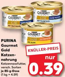 Kaufland PURINA Gourmet Gold Katzennahrung Angebot