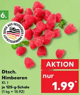 Kaufland Dtsch. Himbeeren Angebot