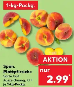 Kaufland Span. Plattpfirsiche Angebot