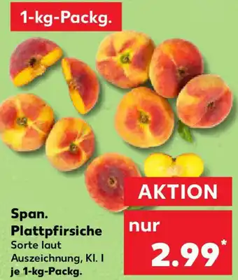 Kaufland Span. Plattpfirsiche Angebot