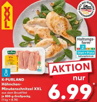 Kaufland K-PURLAND Hähnchen Minutenschnitzel XXL Angebot