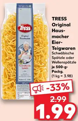Kaufland TRESS Original Hausmacher Eier Teigwaren Angebot