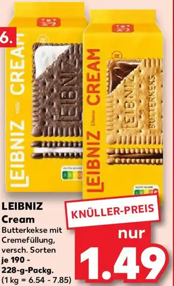 Kaufland LEIBNIZ Cream Angebot