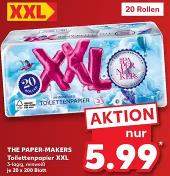 Kaufland THE PAPER-MAKERS Toilettenpapier XXL Angebot