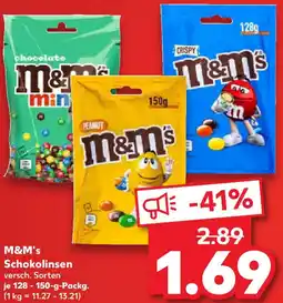 Kaufland M&M's Schokolinsen Angebot