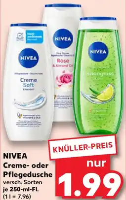 Kaufland NIVEA Creme- oder Pflegedusche Angebot