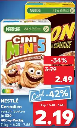 Kaufland NESTLÉ Cerealien Angebot