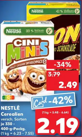 Kaufland NESTLÉ Cerealien Angebot