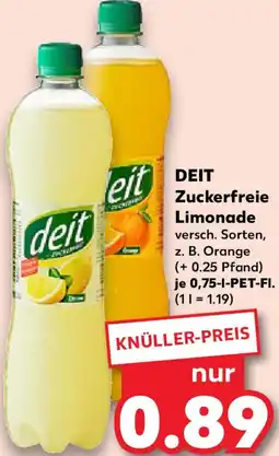 Kaufland DEIT Zuckerfreie Limonade Angebot
