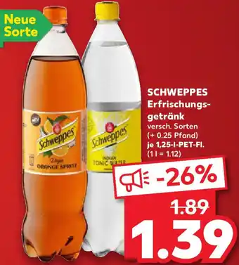 Kaufland SCHWEPPES Erfrischungsgetränk Angebot