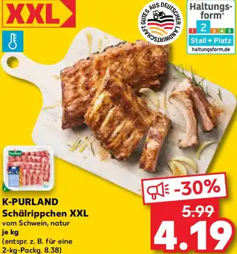 Kaufland K-PURLAND Schälrippchen XXL Angebot