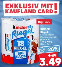 Kaufland KINDER Riegel Angebot