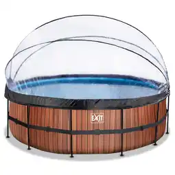 Netto Marken-Discount EXIT Frame Pool ø450x122cm mit Sandfilterpumpe und Abdeckung, versch. Ausführungen Angebot