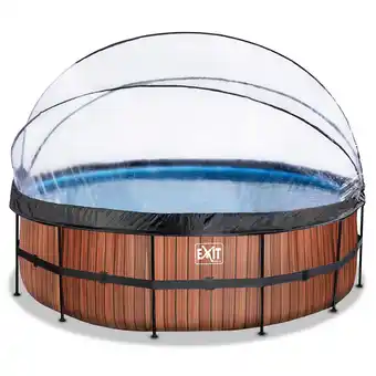 Netto Marken-Discount EXIT Frame Pool ø450x122cm mit Sandfilterpumpe und Abdeckung, versch. Ausführungen Angebot