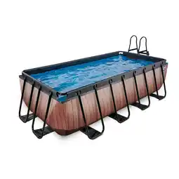 Netto Marken-Discount EXIT Frame Pool 400x200x100cm mit Filterpumpe, versch. Ausführungen Angebot