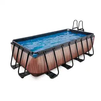 Netto Marken-Discount EXIT Frame Pool 400x200x100cm mit Filterpumpe, versch. Ausführungen Angebot