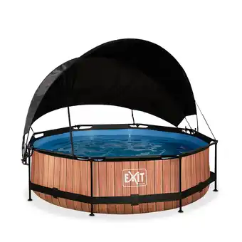 Netto Marken-Discount EXIT Frame Pool ø300x76cm mit Filterpumpe und Sonnensegel, versch Ausführungen Angebot