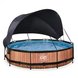 Netto Marken-Discount EXIT Frame Pool ø360x76cm mit Filterpumpe und Sonnensegel, versch. Ausführungen Angebot