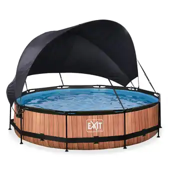Netto Marken-Discount EXIT Frame Pool ø360x76cm mit Filterpumpe und Sonnensegel, versch. Ausführungen Angebot