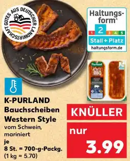 Kaufland K-PURLAND Bauchscheiben Western Style Angebot