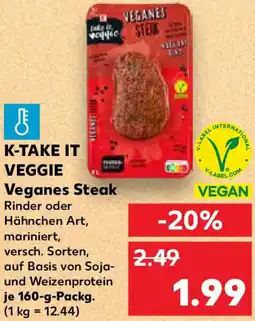 Kaufland K-TAKE IT VEGGIE Veganes Steak Angebot