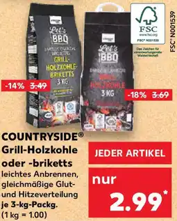 Kaufland COUNTRYSIDE Grill-Holzkohle oder -briketts Angebot
