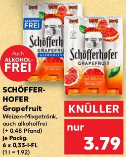 Kaufland SCHÖFFERHOFER Grapefruit Angebot
