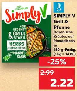 Kaufland SIMPLY V Grill & Pfanne Angebot