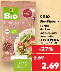 Kaufland K-BIO Bio-Pinienkerne Angebot