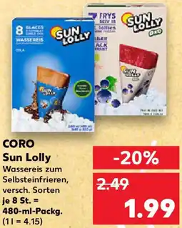 Kaufland CORO Sun Lolly Angebot