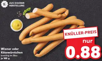 Kaufland Wiener oder Käsewürstchen Angebot