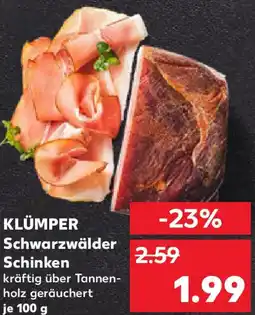 Kaufland KLÜMPER Schwarzwälder Schinken Angebot