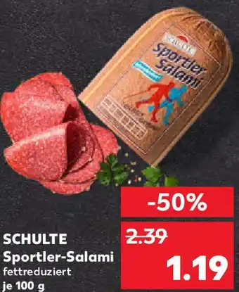 Kaufland SCHULTE Sportler-Salami Angebot