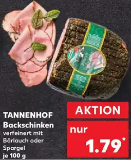 Kaufland TANNENHOF Backschinken Angebot